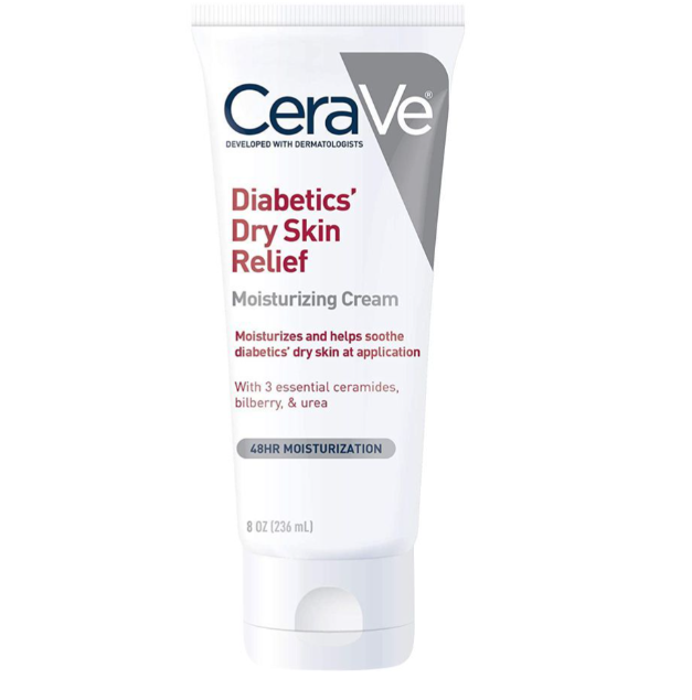 CeraVe Diabetics Dry Skin Relief Moisturising Cream, 236ml - Image 2