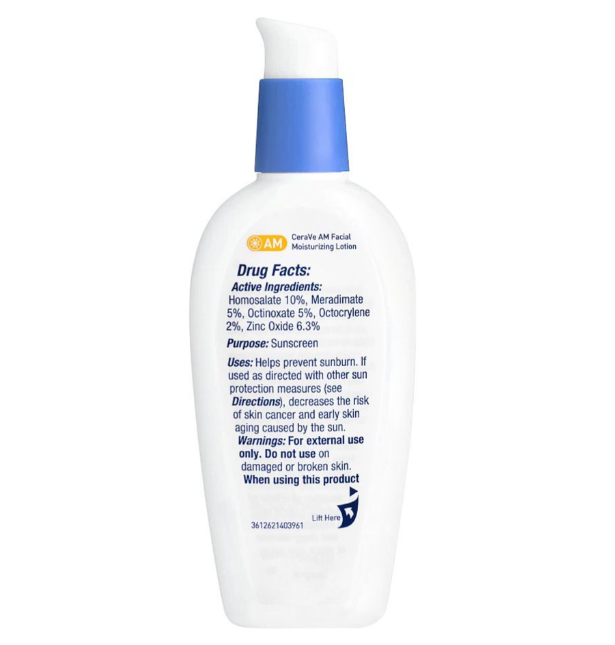 CeraVe AM Broad Spectrum, SPF 30, Facial Moisturizing Lotion, 60ml - Image 4