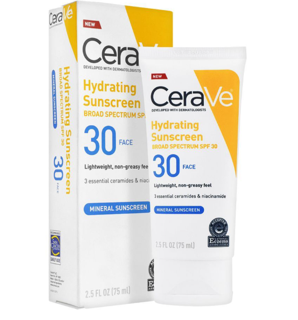 CeraVe Hydrating Sunscreen Broad Spectrum, SPF-30, 75ml - Image 3