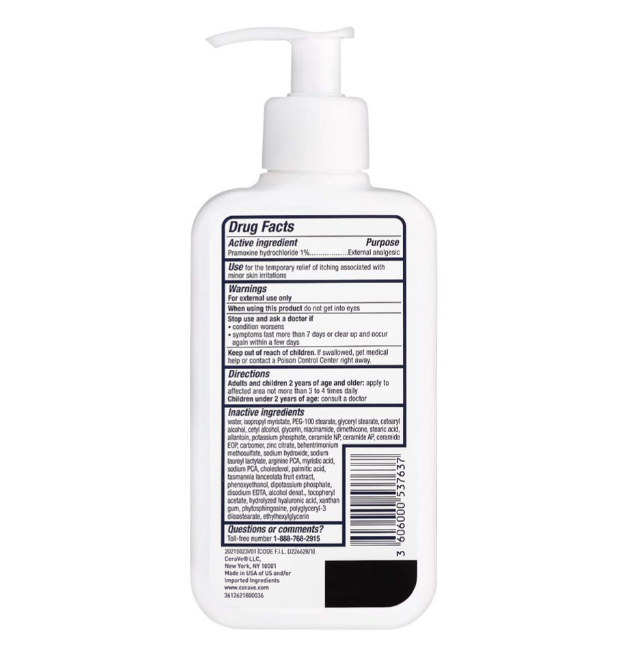 CeraVe Itch Relief Moisturizing Lotion, Dry Skin, 237ml - Image 3