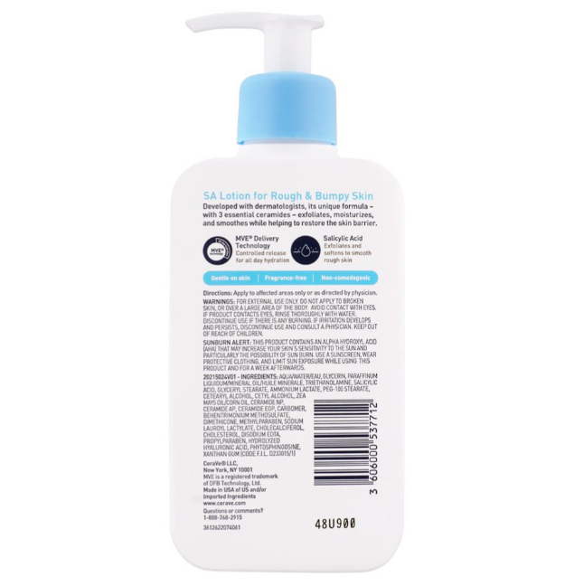 CeraVe SA Lotion For Rough & Bumpy Skin, 237ml - Image 3