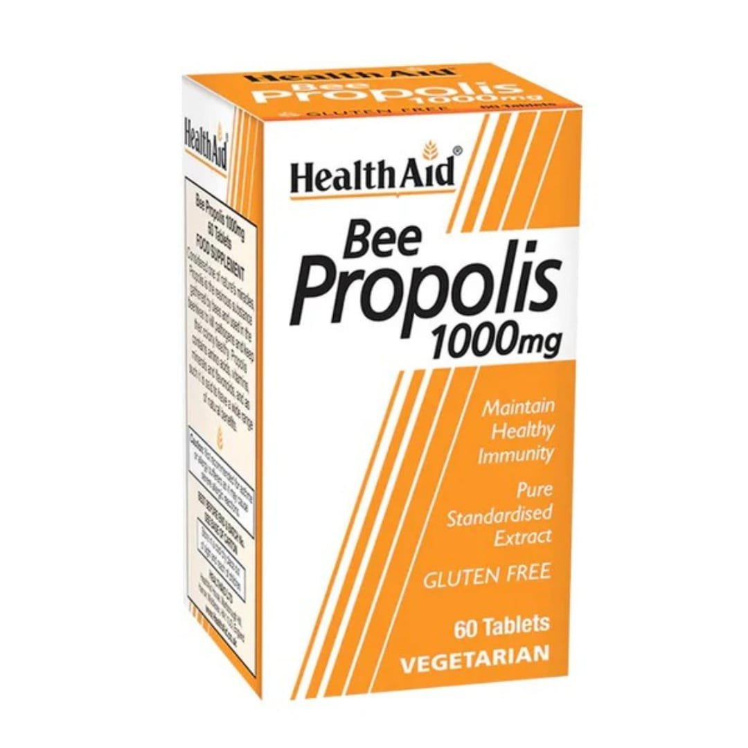 HealthAid Bee Propolis 1000mg, 60 Tablets