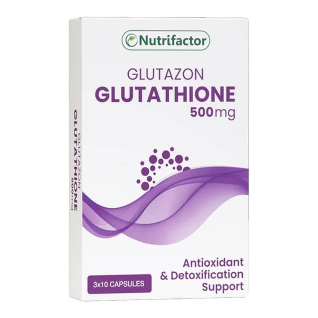 Nutrifactor Glutazon Glutathione 500mg, 30 Capsules