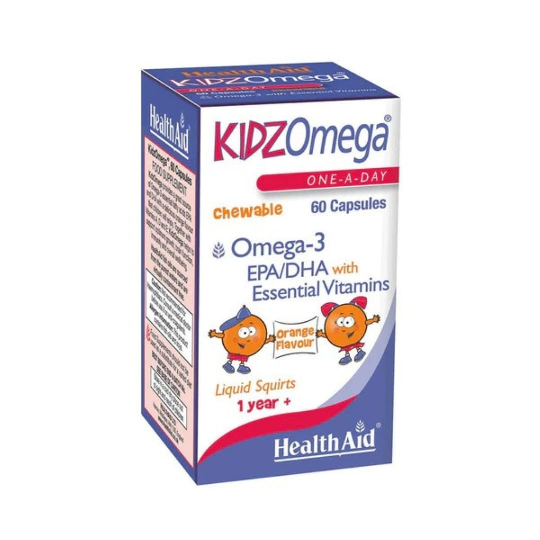 HealthAid KidzOmega Chewable Capsules,60 Chewable Capsules