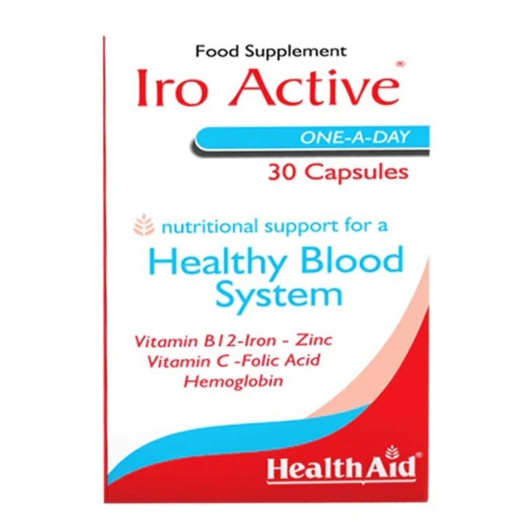 HealthAid Iro Active,30 Capsules