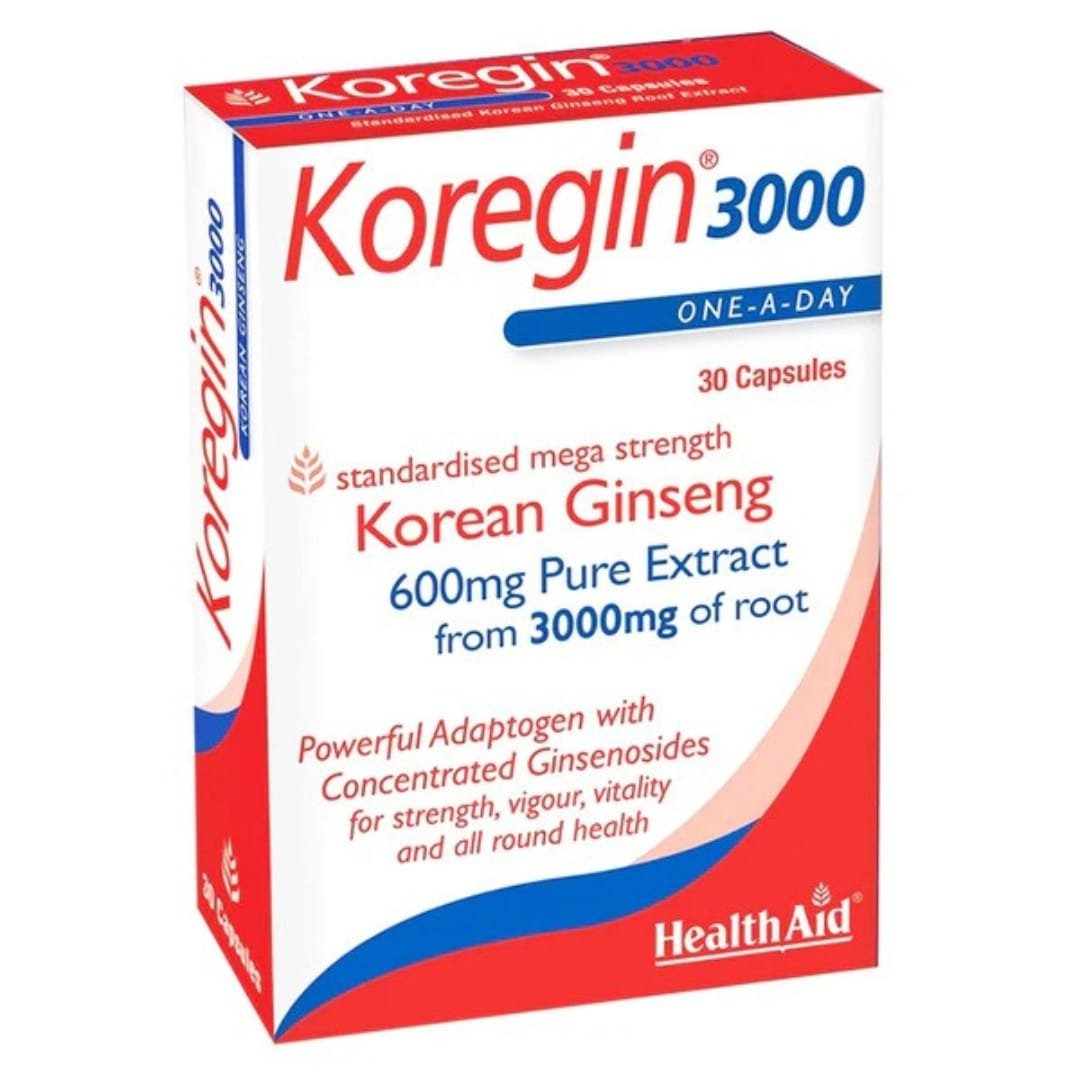 HealthAid Koregin 3000 (Korean Ginseng) 30 Capsules