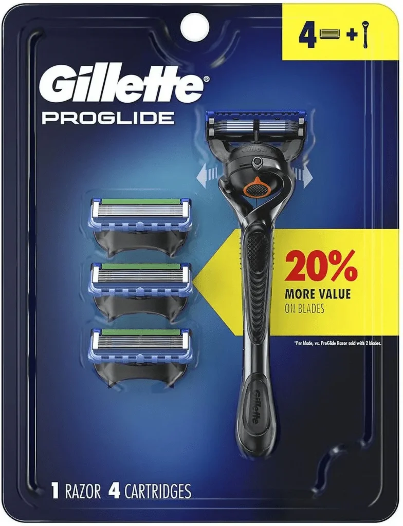 Gillette-Fusion-Proglide-Razors-For-Men-1-Gillette-Razor-4-Razor-Blade-Refills-